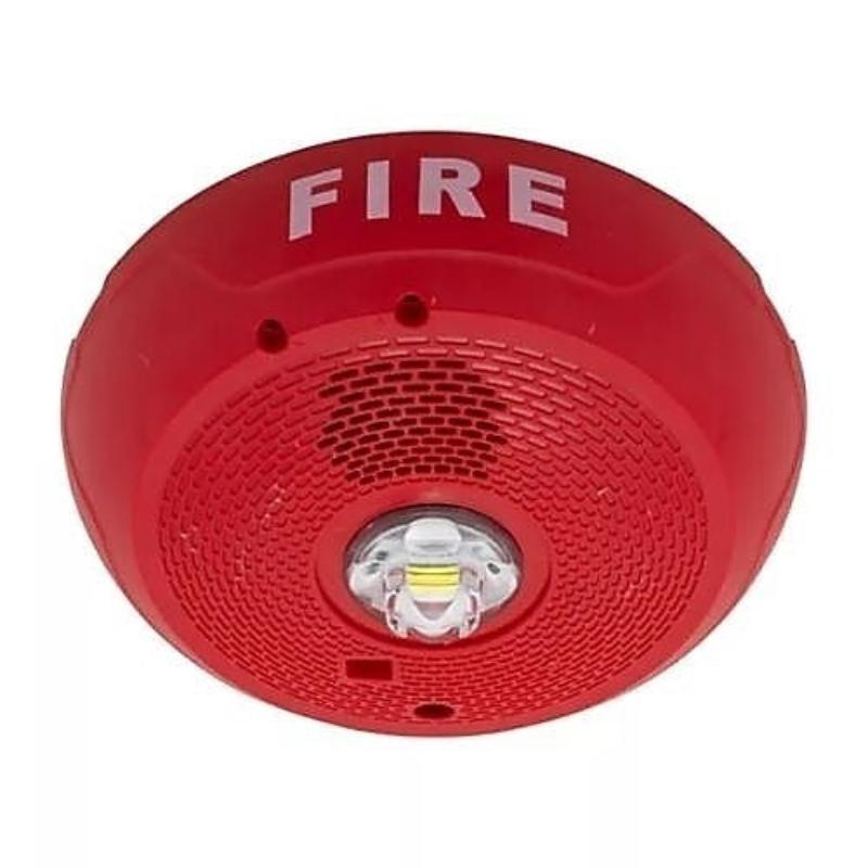ADI BRK-SCRLED: LED Ceiling Strobe Red Fire Alarm