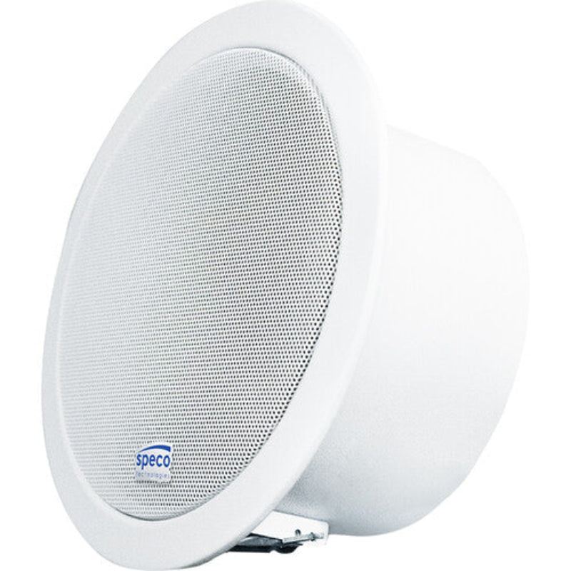 SPECO SPIPC6AM: 6" 15W IP Ceiling Speaker with Mic White