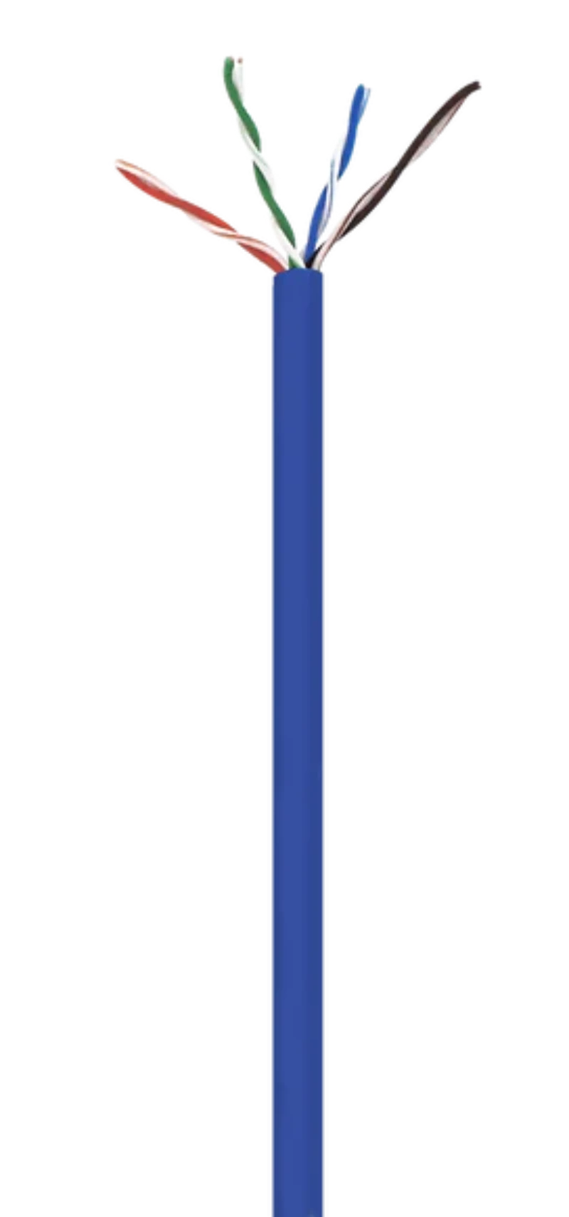 WAVENET 5624081B-BL-PL: CAT5E Plenum Blue 1000" Cable