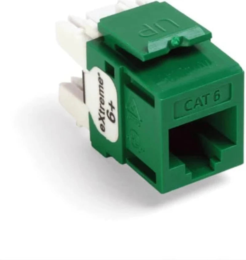 NORTHERN VIDEO SYSTEMS LEV-61110-BV61: CAT6+ JackPack Green 25PCS