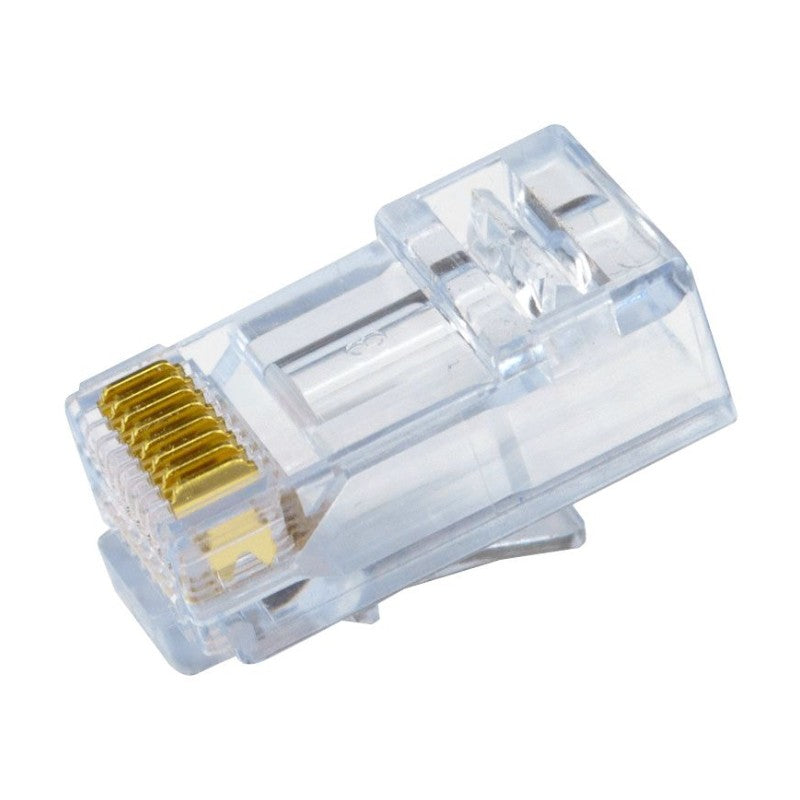 SIMPLY45 S45-1505: Cat5e Unshielded Pass-Through RJ45 Modular Plugs (500ct)