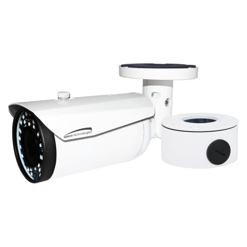 SPECO HLPR1TW: 2MP License Plate Capture Bullet Camera with Night Vision and Varifocal Lens