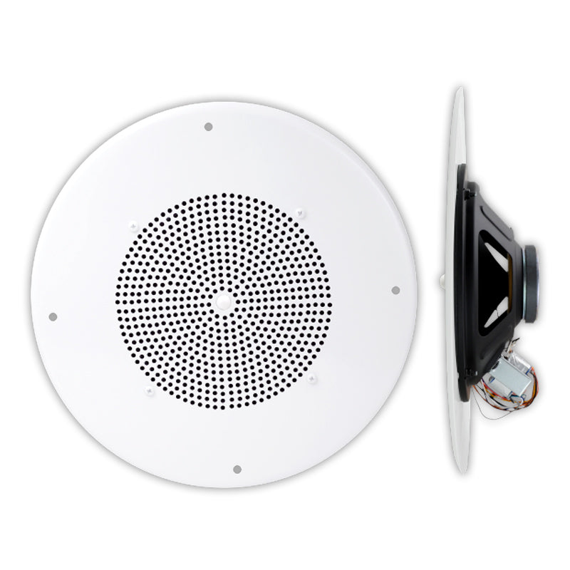 SPECO SPE-SPG66TC: 6.5" 70V Ceiling Speaker with Volume Control