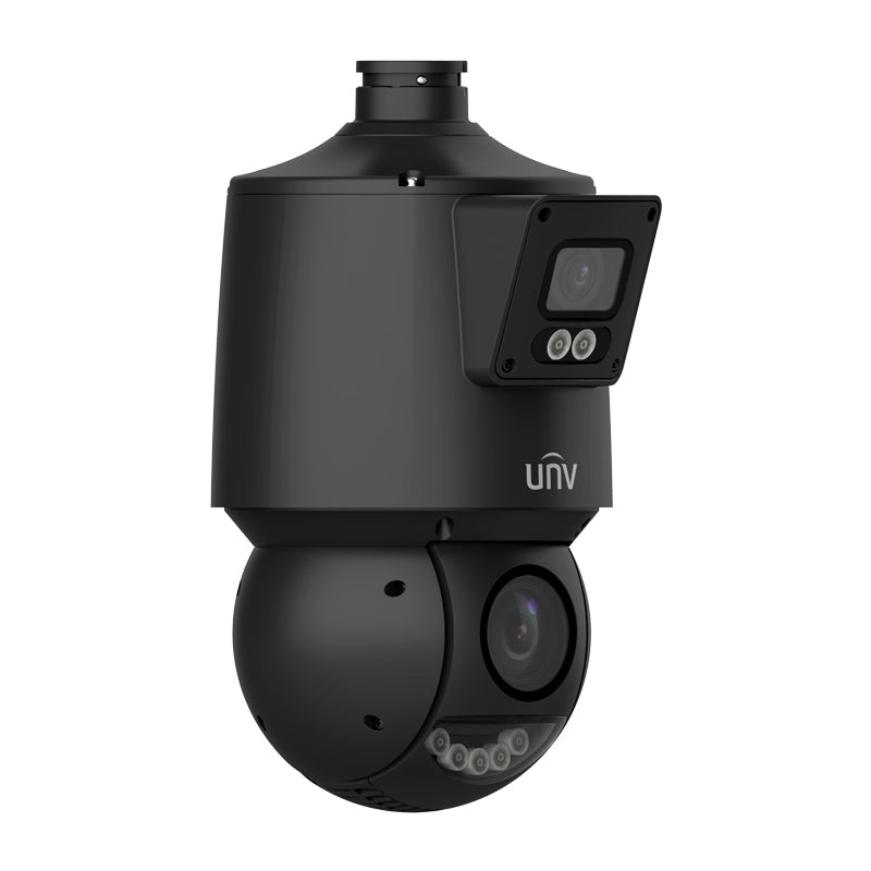 UNIVIEW IPC94144SFW-X25-F40C-BK: 4MP x25 LightHunter Dual-lens PTZ Camera