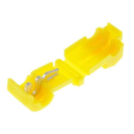 SOLDERLESS T-TAP YELLOW(100 LOT) - PAM Distributing Co - 1