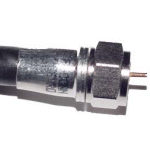 F CONNECTOR 360 CRIMP RG6 QUAD INDOOR - PAM Distributing Co
