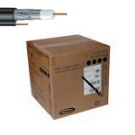 COAX RG6 CCS 60% ALUM BRAID w MESSENGER 1M SPOOL - PAM Distributing Co