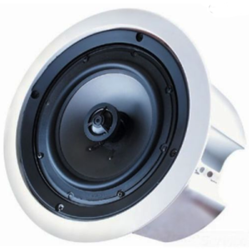 SPECO SP-6ECS: 6 1/2 Inch 35 Watt Ceiling Speaker- Enclosed, White (Sold In Pairs)