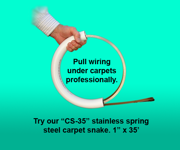 Freeform 35' CARPET SNAKE - PAM Distributing Co