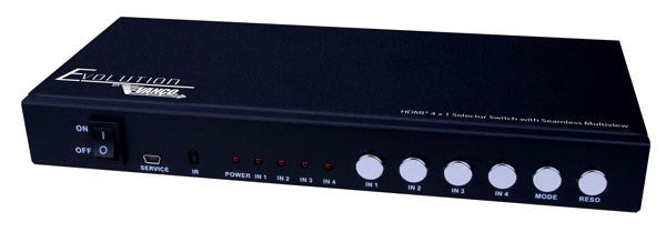 Vanco Evolution HDMI® 4 x 1 Selector Switch with Seamless Switching and Multiview - PAM Distributing Co - 2