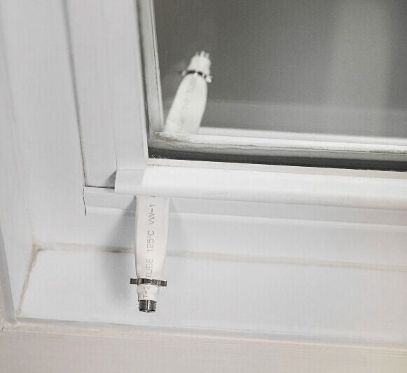 8" FLAT / SLIM-LINE COAX JUMPER - PAM Distributing Co - 1