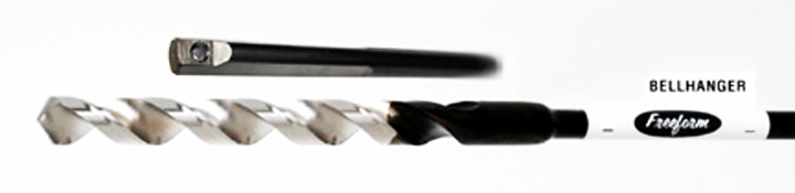 Freeform Fast Spiral BellHanger Shaft Bits 3/8" x 18" With 1/4" Flex Shaft - PAM Distributing Co