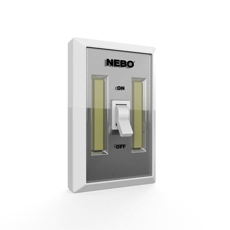 NEBO 6523 FLIPIT WIRELESS WALL SWITCH & 215 lumen LIGHT (TWO PACK) - PAM Distributing Co - 3