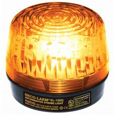 SECO-LARM SL-126Q/A Strobe Light, 6~12VDC, Amber, UL - PAM Distributing Co - 1