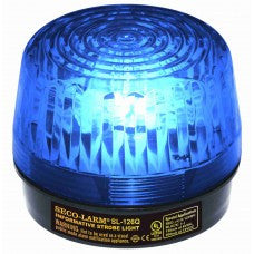 SECO-LARM SL-126Q/B Strobe Light, 6~12VDC, Blue, UL - PAM Distributing Co - 1