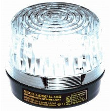 SECO-LARM SL-126C Strobe Light, 6~12VDC, Clear, UL - PAM Distributing Co - 1