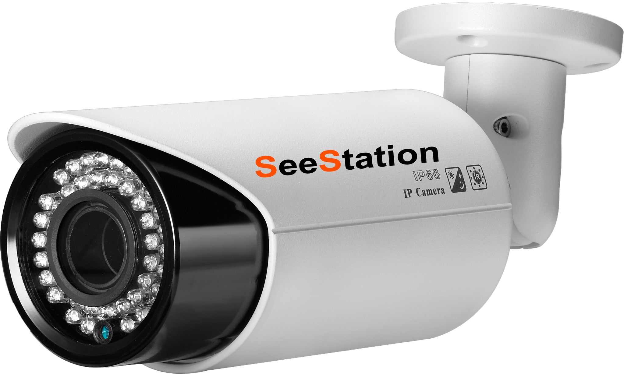 SeeStation (IP-D) CIP1150IV9-AW IP Bullet Camera 1.3MP IR POE ONVIF 2.8-12mm Varifocal Lens - PAM Distributing Co