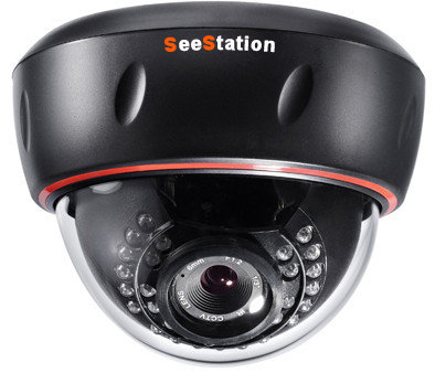 SeeStation (IP) CIP2210V-1B IP Dome Camera Interior 1.3MP IR POE ONVIF 2.8-12mm Varifocal Lens - PAM Distributing Co