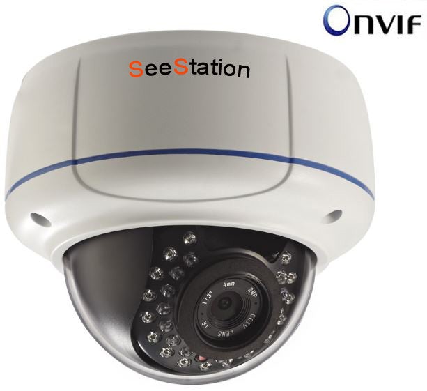 SeeStation (IP) CIP2220V-4W IP Dome Camera Vandal Resistant 4MP - PAM Distributing Co