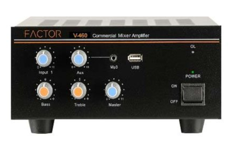 FACTOR FAC-V-460: Mixer AMP 70V/60W 4-Input