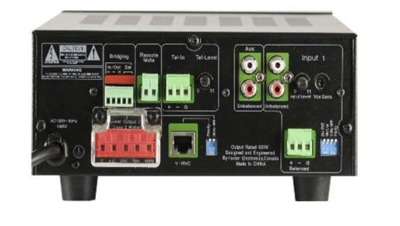 FACTOR FAC-V-460: Mixer AMP 70V/60W 4-Input