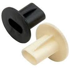 Feed Through Bushing Black For Single RG59 (100 Lot) - PAM Distributing Co