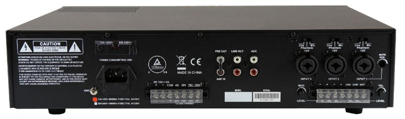 Factor X-560 MIXER AMP 70V 60W COMMERCIAL - PAM Distributing Co - 2