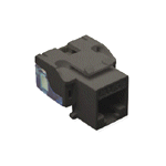 RJ45 MOD-CAT5 ENH (BLACK) - PAM Distributing Co