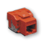 CAT6 MODULE RED - PAM Distributing Co