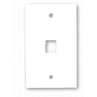 FACE PLATE 1 PORT (WHITE) - PAM Distributing Co