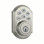 Kwikset 99100-005 Deadbolt Traditional Satin Nickle Traditional (Z-WAVE) - PAM Distributing Co