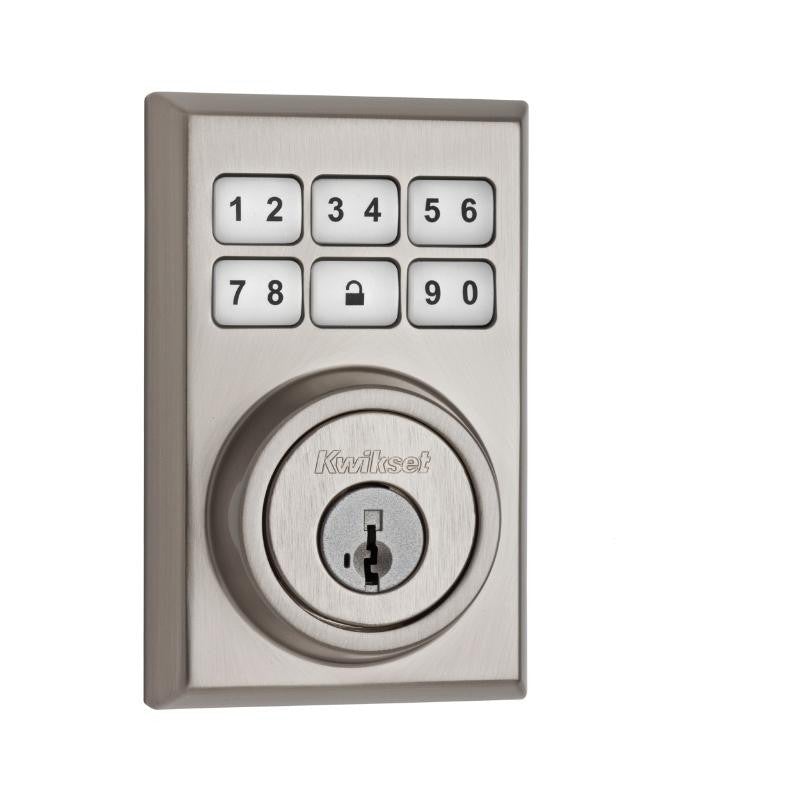 Kwikset 99100-013 Deadbolt Contemporary Electronic Deadbolt (Z-WAVE) - PAM Distributing Co