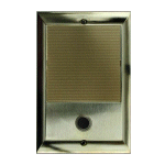 BRIGHT BRASS DOOR (W-BUTTON) - PAM Distributing Co