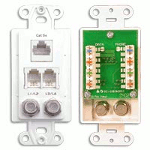DECORA DATA-TELEPHONE-COAX WAL - PAM Distributing Co