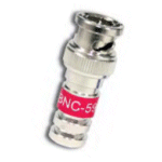 BNC COMPRESSION RG59 60%-QUAD SHIELD UNIVERSAL (Channel Master) - PAM Distributing Co