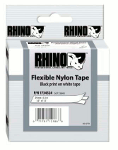 RHINOбТа INDUSTRIAL Labels 1" WHITE FLEXIBLE NYLON - PAM Distributing Co