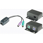 SEESTATION KM01 PS2 KEYBOARD MOUSE EXTENDER - PAM Distributing Co