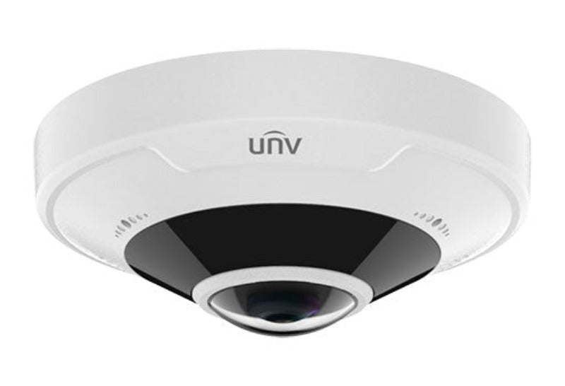 UNIVIEW IPC86CEB-AF18KC-IO: 12MP Ultra IR Vandal Resistant Fisheye Dome Camera