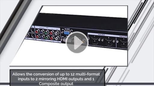 VANCO 280595 HDMI 12x3 Multi-Function Switch/Scaler - PAM Distributing Co - 4