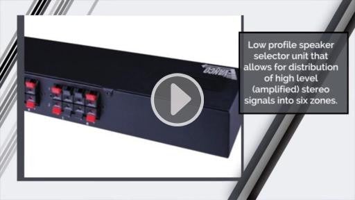 Speaker Selector Box 6 Pair Stereo - PAM Distributing Co - 4