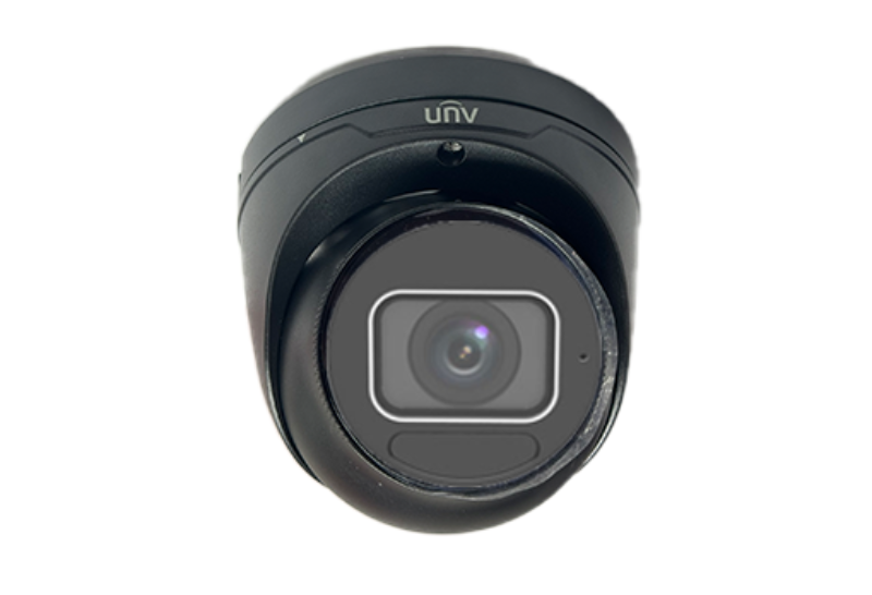 UNIVIEW IPC3634SB-ADZK-I0: 4MP LightHunter IR Turret Camera with Varifocal Lens in Black