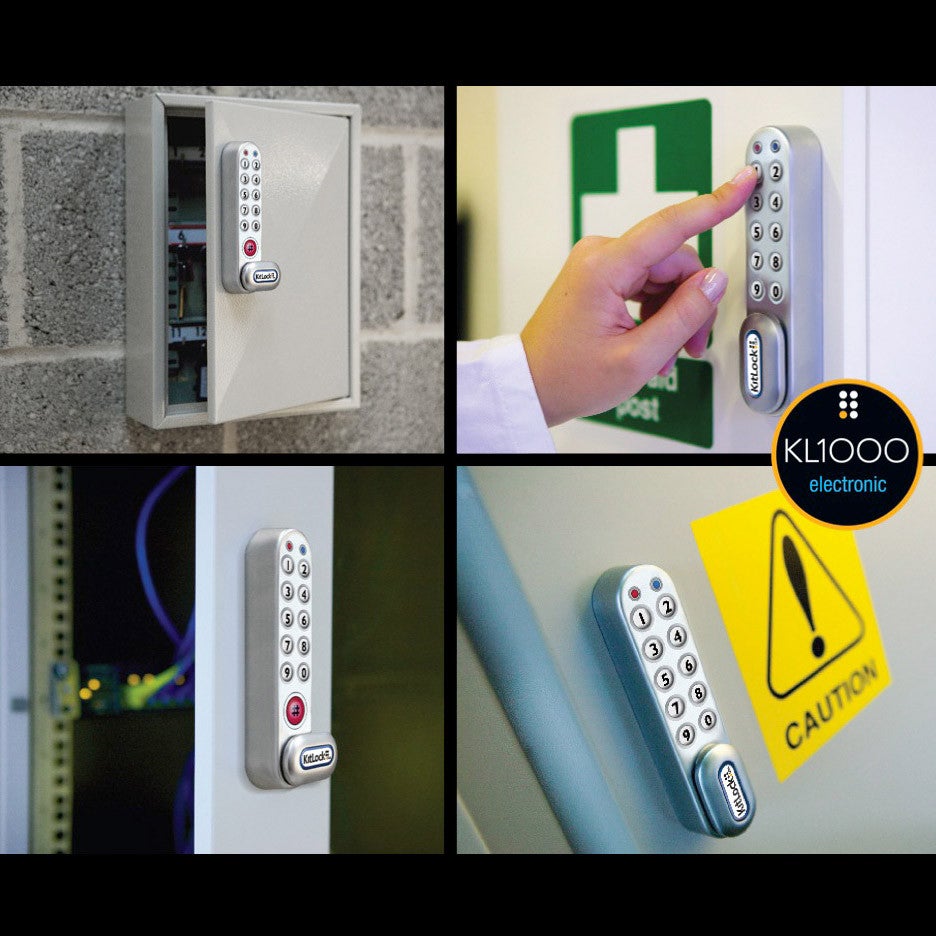 CODELOCKS KitLock KL1006KIT-SG Vertical Electronic Cabinet Lock - PAM Distributing Co - 4