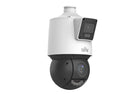 UNIVIEW IPC94144SFW-X25-F40C: 4MP x2 LightHunter Dual-lens PTZ Camera in white