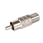F ADAPTER FEMALE TO RCA MALE - PAM Distributing Co