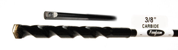 Freeform Carbide Masonry Drill Bits  1/2 " x 24" with 1/4"  Bellhanger Flex Shaft - PAM Distributing Co