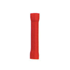 SOLDERLESS Butt Splice Connector Red Vinyl Insulation  (100 Lot) - PAM Distributing Co
