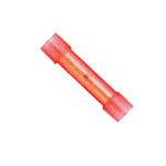 SOLDERLESS Butt Splice Connector Red Nylon Insulation  (100 Lot) - PAM Distributing Co