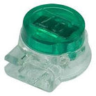 SOLDERLESS IDC Tap Butt or Connector 26-22 AWG Copper, 2 Conductors, Green - PAM Distributing Co