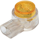 SOLDERLESS IDC Butt Connector; 26-22 AWG, 2 Conductors, Yellow - PAM Distributing Co