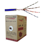 CAT 5E 350 MHz PLENUM CL2P SOLID COPPER GRAY 1000' BOX - PAM Distributing Co